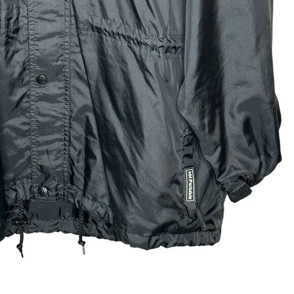 Helly Hansen Packable Hooded Windbreaker Jacket Black XL - Picture 5 of 7